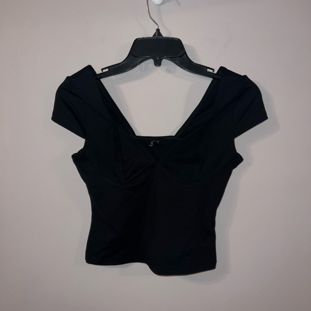 Black Crop top Trendy Queen XS
